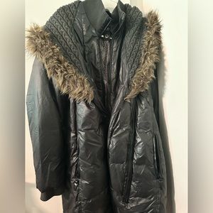 Rudsak Faux Fur Trim Puffer Coat